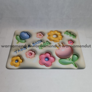 Keset Kaki Diatomite Persegi Gambar Anti Slip Karpet Lantai WEO BC123 - RANDOM