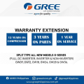 Gree GW09-6DR 1.0 HP Wall Mounted Split Type Inverter Aircon - Crystal Series. 