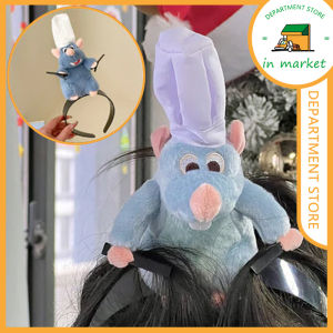 Bando Tikus Koki Ratatouille Jepit Rambut Viral / Bando Headband Boneka Tikus Ratatouille Jepit Poni