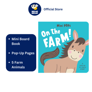 On The Farm Pop Up Board Book With Animals Pop Up Pages (Hardcover) For Kids