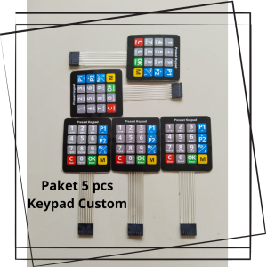 Bundle Paket Hemat 5 Pcs Keypad Pom Mini Tombol Mesin Pertamini Custom Bestpresset