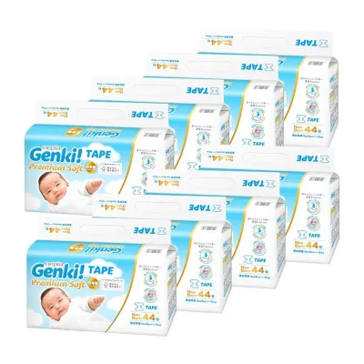 Nepia Genki Premium Soft Tape NB44 - Carton of 8
