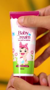 Youbaby Baby Cream 60ml (YBC) For Batuk kahak Ekzema Selsema Ruam Original Hq
