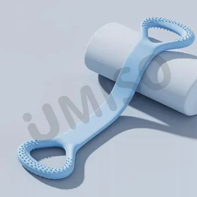 UMISO 8 Shape Tensioner Yoga Pilates Training Stretch Shoulder Strap Back Training Pull Rope Bands