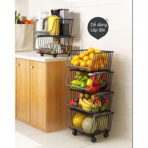 KỆ BẾP 45 TẦNG ĐA NĂNG ĐỰNG RAU CỦ TIỆN LỢI