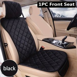 Universal Car Seat Cover Warm Plush Non-slip Automobiles Interior Cushion Protector with Storage Bag