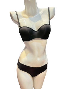 Bộ đồ lót V267 cotton viền ren mút mỏng có gọng áo cúp ngang quần ren gợi cảm