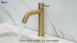 Bathroom Basin Faucet Stainless Steel Gold Brushed  Bathroom Washbasin Water Faucet Kitchen Sink TapFast shipping