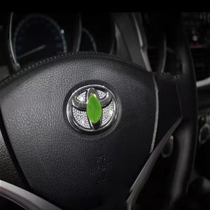 Car Steering Wheel Decoration Interior Accessories Diamond Sticker Steering #C0010