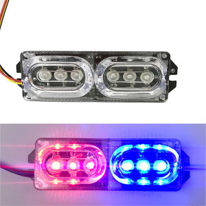 6 Led 12v Strobe Lights Motorcycle Strobe Brake Tail Light Led Flash Stop Light Colorful Light For Car Motorcycle 1pc