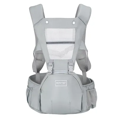 MOMYSO Multi-functional Baby Waist Stool Carrier Comfortable Lightweight Breathable Seat Belt Baby Waist Stool