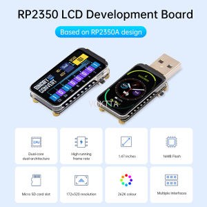 RP2350 1.47" LCD Development Board - Dual-Core RP2350A Processor with Dual-Architecture Support