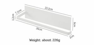 Kitchen Steel Tissue Paper Holder No Drilling Wall Towel Hanger Paper Roll Holder