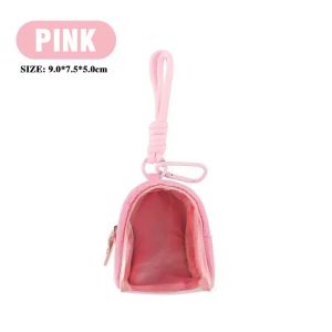 Nylon Mini Key Pouch for Men Women Wallet with Zipper Clip Bag for Headphones Coin Keys Pet Treats Daily Travel Camping Use