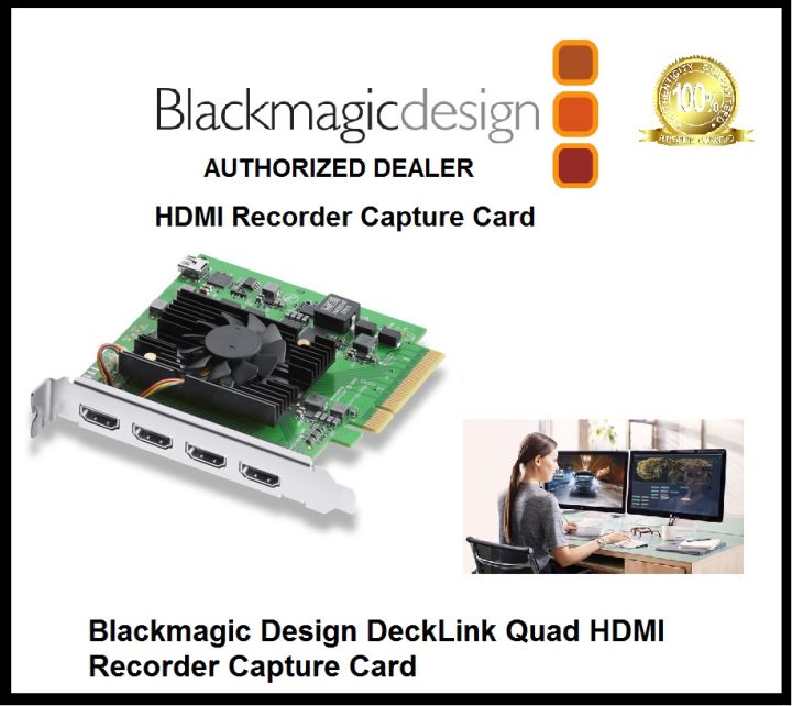 Blackmagic Design DeckLink Quad HDMI Recorder Capture Card
