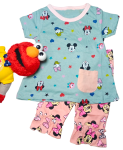 🇲🇾 MINNIE 🎀 TAG 1-6Y MINNIE GIRL SET 1-6Y GIRL PYJAMAS GIRL SET