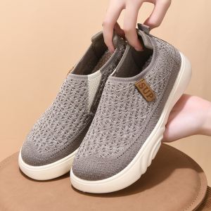NW070 Sepatu Slip On Wanita Walking Shoes