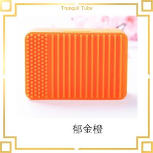 【Expert Recommended】 Tranquil Creative ซิลิโคนสบู่กล่องแบบพกพา Face Wash แปรงแต่งหน้าทำความสะอาดห้องน้ำสบู่กล่อง