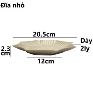 Đĩa Nhựa Phip Ngôi Sao Việt Nhật 1190/1/2/3 Đĩa Phip Đĩa Sao Dày Dặn Sang Trọng - TADAHOME