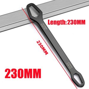 Multifunctional Torx Wrench Double Head Self-Tightening Universal Adjustable Spanner Tools P2547