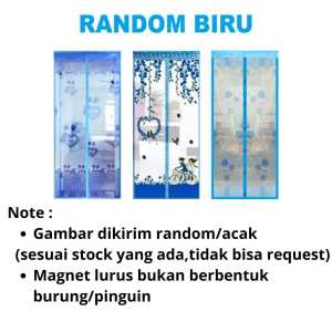 Tirai Magnet Pintu Kamar / Tirai Pintu Magnet Anti Nyamuk