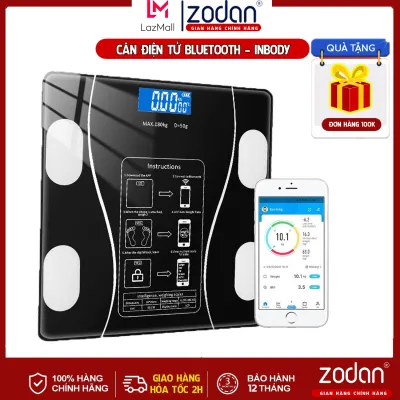 Cân điện tử Bluetooth thông minh đo thông số cơ thể INBODY - Cân điện tử sử dụng PIN- Bền tốt độ chính xác cao cân điện tử thông minh cân điện tử cân người weight scale can điện tử gia đình cân sức khoẻ điện tử