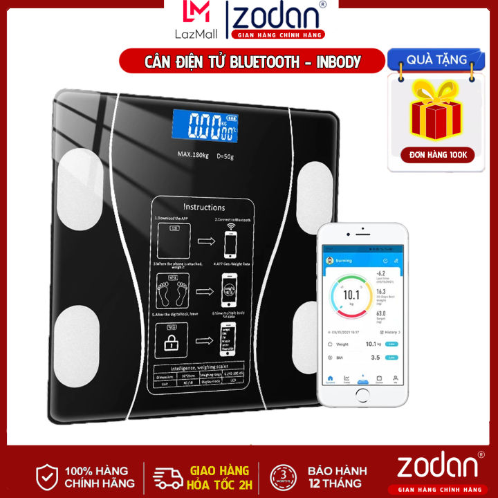 Cân điện tử Bluetooth thông minh đo thông số cơ thể INBODY - Cân điện ...