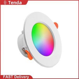 Energy-Efficient 10W Smart LED Round Panel Light with Bluetooth for Home Ceiling Lighting