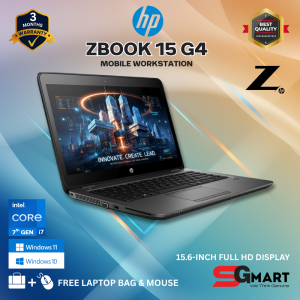 Hp Zbook 15 G4 Business Laptop 15.6 in FHD (1920 x 1080) Intel Core i7-7820HQ 32GB RAM 512GB SSD SSD n Vidia Quadro
