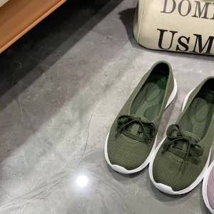 2025New Womens Shoes Summer Fashion Flat Lazy Sneakers Breathable Comfortable Light Shallow Mouth Slip-on Non-slip Casual Shoes
