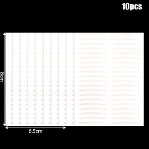 【BIG SALE】10Sheets Invisible Eyelid Stickers Lace Mesh Eyes Lift Strips Olive-shaped Self-adhesive Double Eyelid Sticker Waterproof Eyelid Tape Makeup Tools