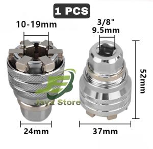 Kepala Kunci Shock Universal Multisize Socket Bolt Fitting 10-19mm Kunci Shock Universal Ori