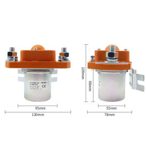 ZLJ600A Normally Open 12V 24V 48V 600A Single Coil DC Contactor for Motor Forklift Electromobile Grab Wehicle Car Winch