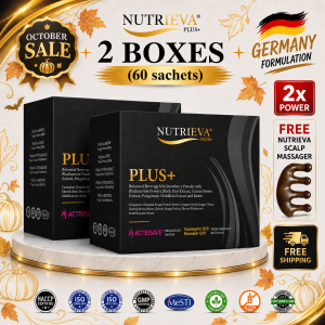 【Official Nutrieva Plus+】PRO Hair Growth_Dark Hair_Skin Glow_Oily/Itchy Scalp Relief Supplement 150s