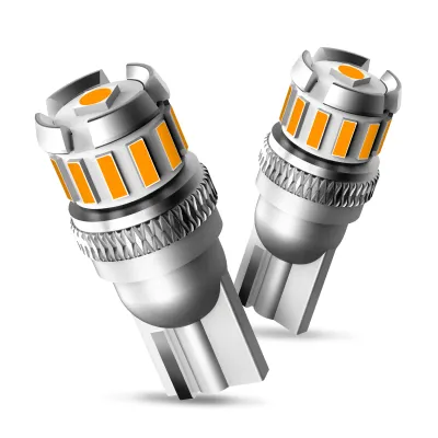 AUXITO 2Pcs W5W T10 Led Bulbs Canbus For Car Parking Position Lights Interior Map Dome Lights 12V White 6500K
