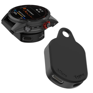 USB-C Charger Adapter for Garmin Watch Type C Charging Dock Station for Garmin Instinct E/ 3 Solar/ Fenix 8 7 7S 6S Pro 5/ Tactix 8 7 Pro/ Venu 3S/ Enduro 2
