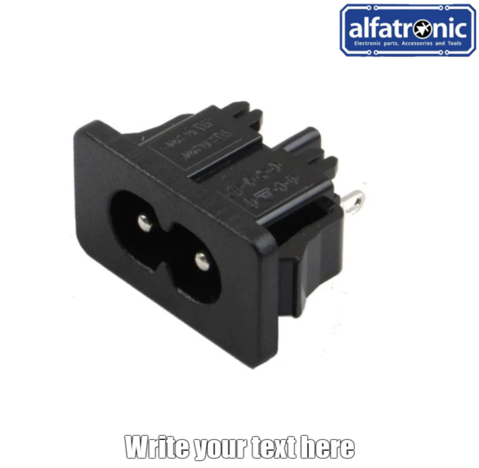 SOKET AC ANGKA 8 STANDAR POWER OUTLET SOCKET SWITCH COLOKAN LISTRIK