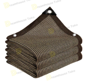 Paranet 95% Anti UV Sunshade Net Tabir Surya Coklat Jaring Jaring Kebun Jaring Rumah Kaca Jaring Tabir 2*3M 1*2M