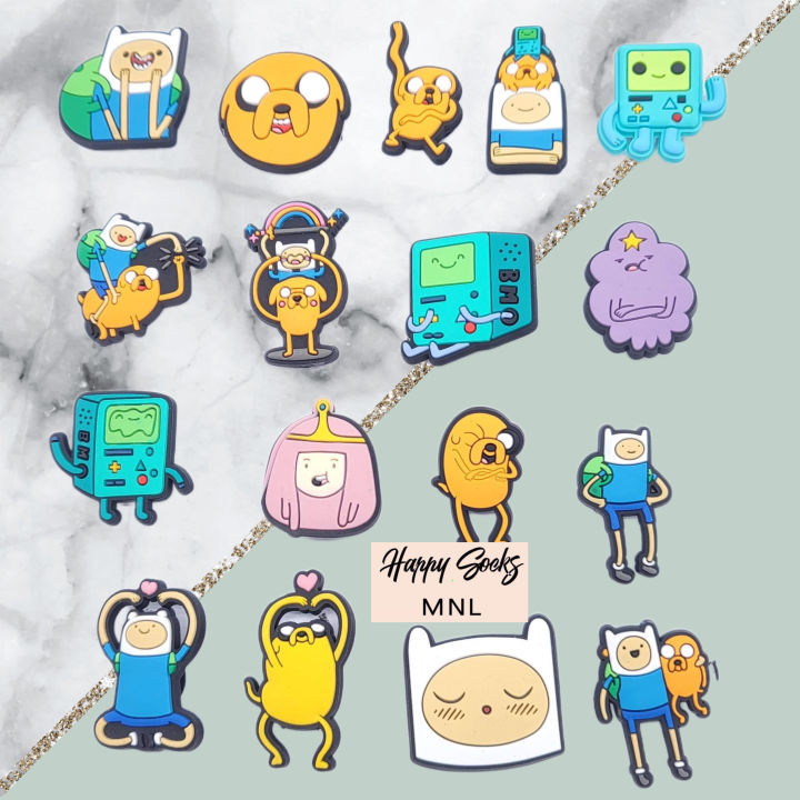 Cartoon Adventure Time with Finn and Jake Series Crocs Shoe