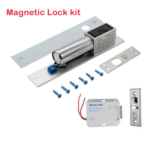 Boland 2 Wires DC12V Electric Lock Magnetic  Stainless Steel Safe Simple Electric Bolt Fail Safe Secure Bolt Mortise Door Lock