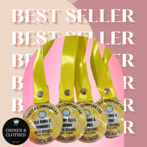 PERSONALIZED ACRYLIC MEDALS (RECOGNITION SPORTS EVENTS AND MORE) -SATIN RIBBON/LACE INCLUDED
