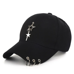 topi anting bintang pria model korea kekinian topi basebal wanita ring anting terbaru topi dewasa
