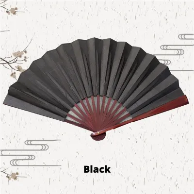 {SG} Silk Fan Folding Fan 10Inch 13Inch Hand Fan Chinese Folding Fan with Bamboo Frame DIY Calligraphy Painting Fan CNY