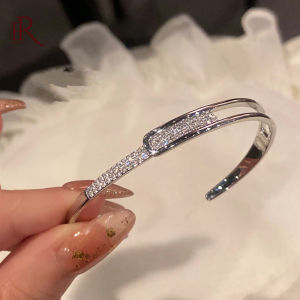 Frascati Silver Color Luxury Zircon Charm Bracelet &Bangle Handmade Party New Fashion Korean Jewelry For Women Girls