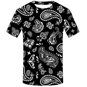 [Local Stock] HBESTY Halloween Christmas Mens 3D Printed T-shirts Casual Streetwear Oversized Cool Tees Tops Fashion Bandana Graphics T Shirts Summer Trend Short Sleeve