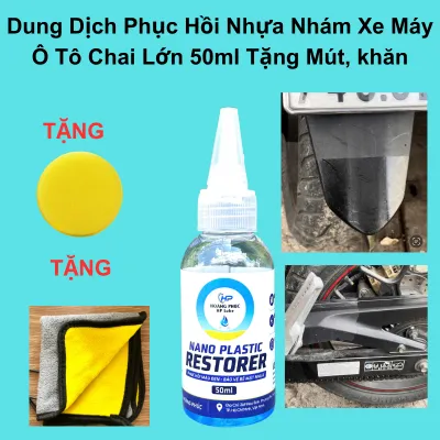 Chai Phục Hồi Làm Mới Nhựa Nhám Nano Plastic Restorer 10ml Cho Xe Máy Ô Tô