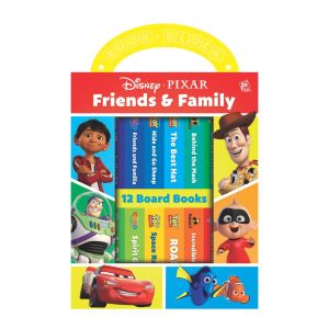 My First Library Disney Pixar Friends & Family 12 Baby Board Book Block Set