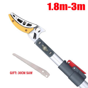 Fruit Picker 3 Meters Extendable High-altitude Fruit Scissors Garden Telescopic Fruit Tree Pruning Shears Saw