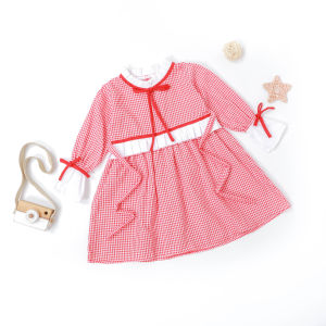 Little Esquina Dress anak perempuan lengan panjang model tunik kode LE 2090