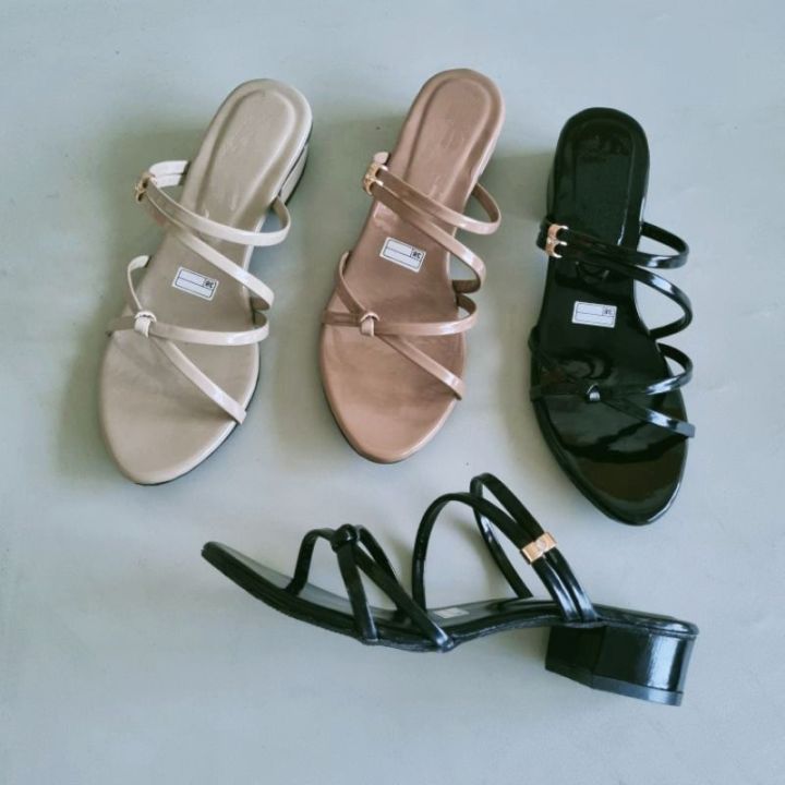 sahyla sandal wanita helsa hak tahu cm sandal terbaru bd03